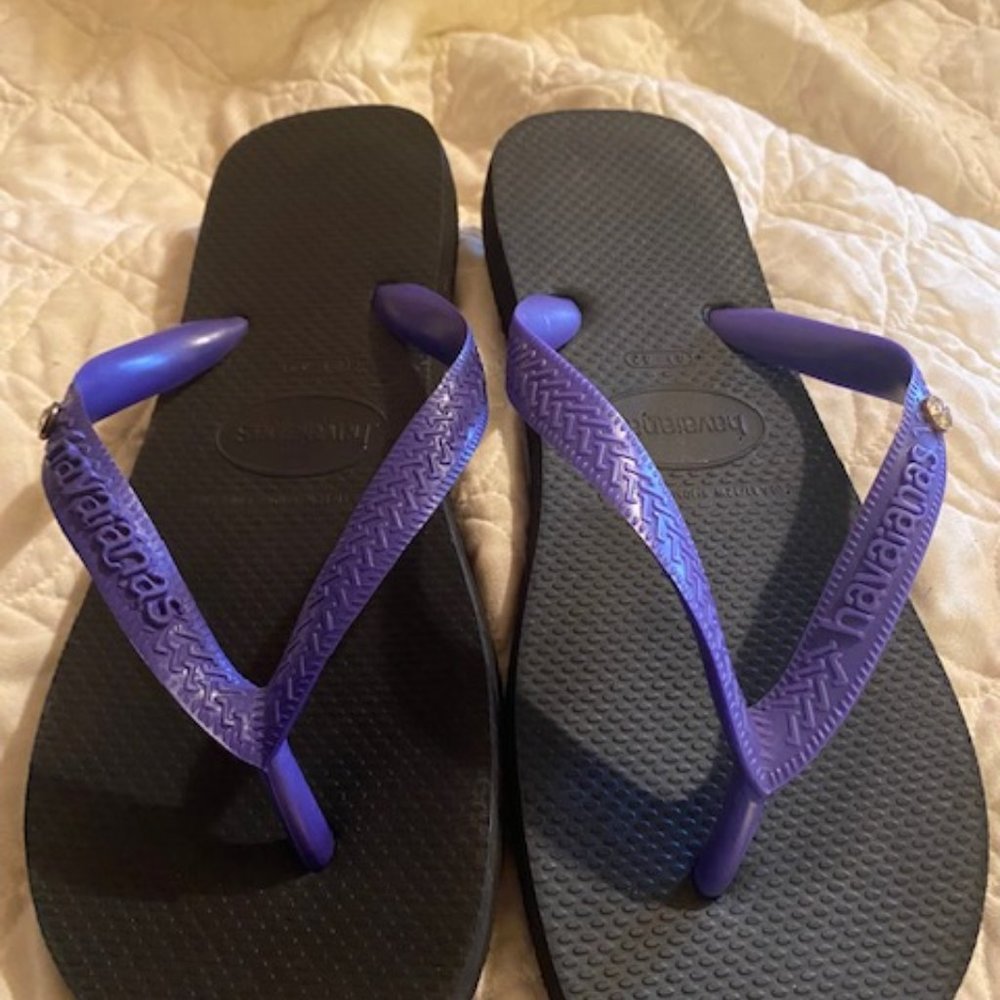 HAVAIANAS FLIP FLOP WITH SWAROVSKI CRYSTAL